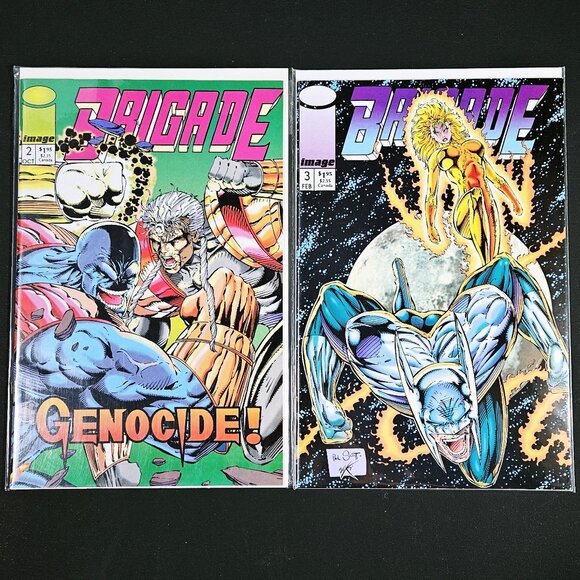 Brigade 1-4 Vol. 1 (1992) & 1-2 Vol. 2 (1993) 6 Book Lot - Picture 4 of 10